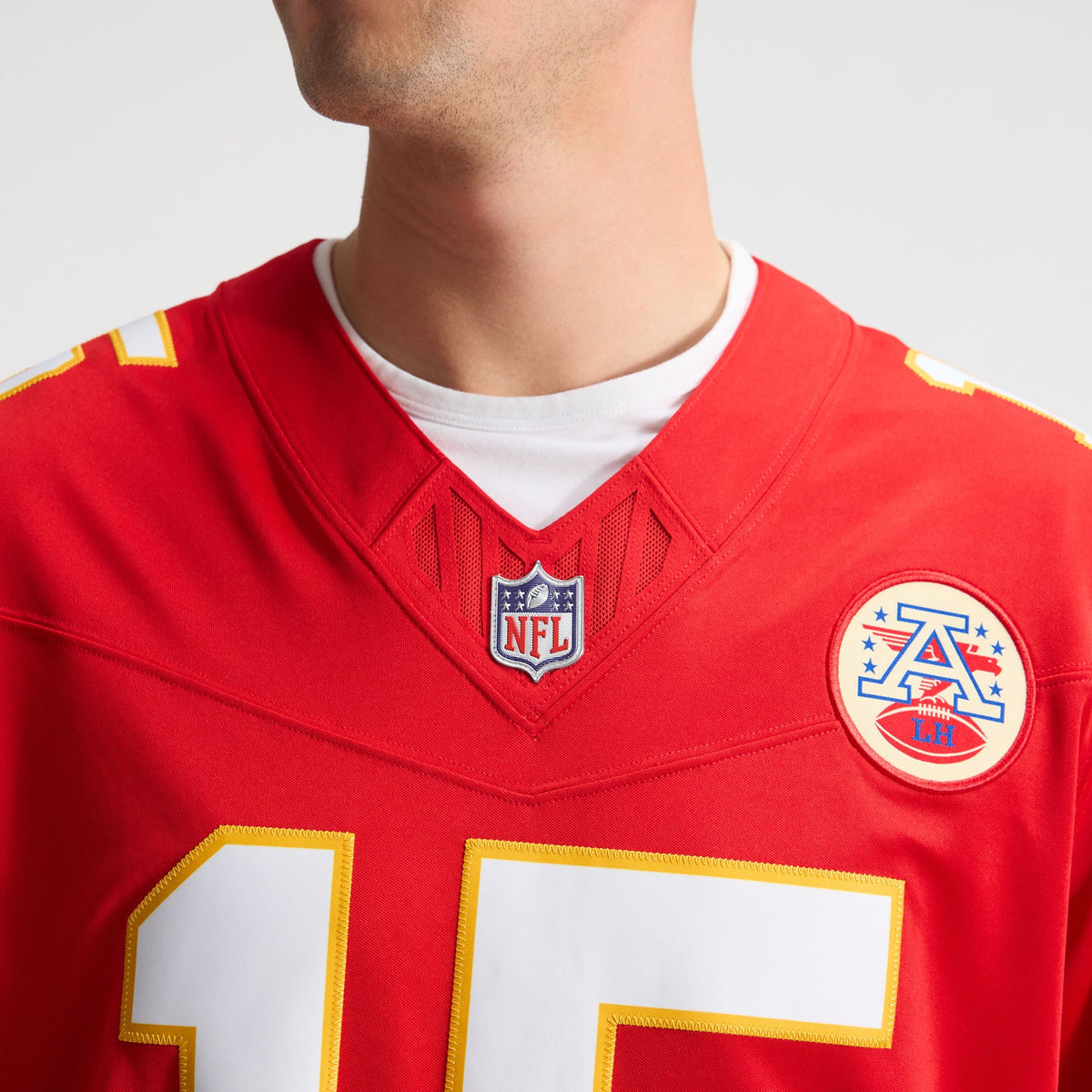 Men's Kansas City Chiefs Patrick Mahomes Nike White Vapor F.U.S.E. Stitched Limited Jersey