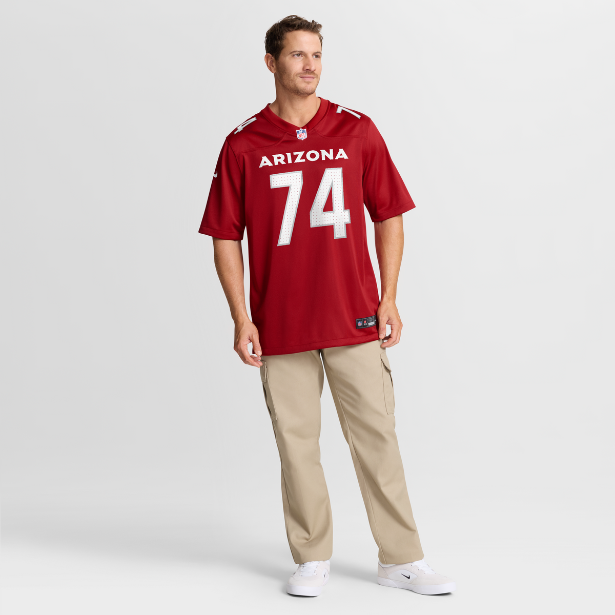 Men's Arizona Cardinals Isaiah Adams Nike  Cardinal Team Game Jersey