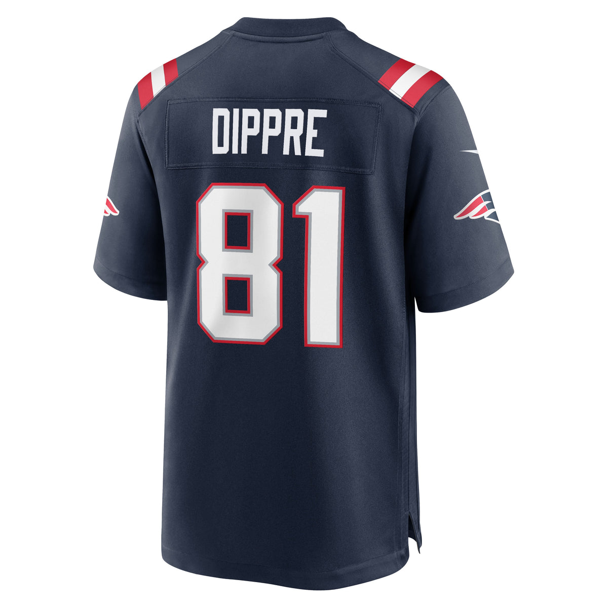 Men's New England Patriots CJ Dippre Nike Navy Team Game Jersey
