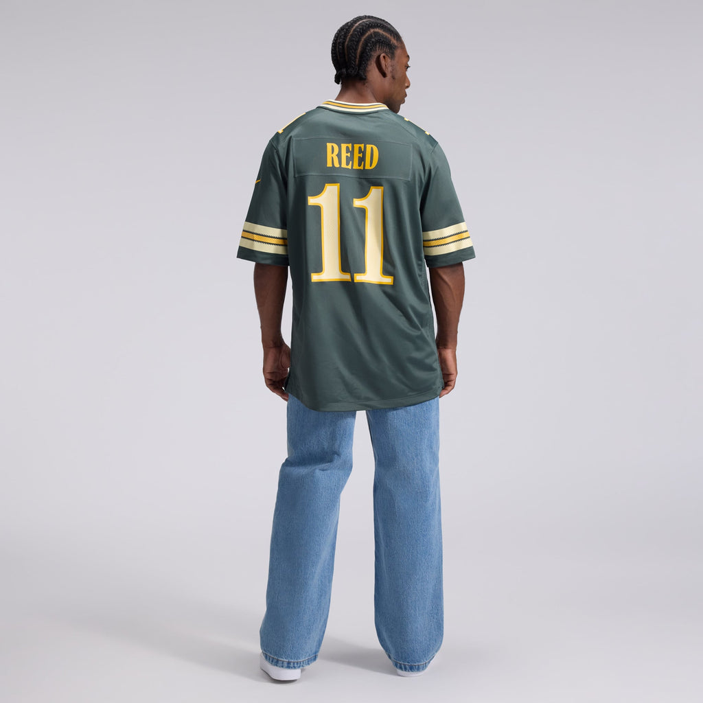 Men's Green Bay Packers Jayden Reed Nike Green 2026 Rivalries Collection Game Jersey