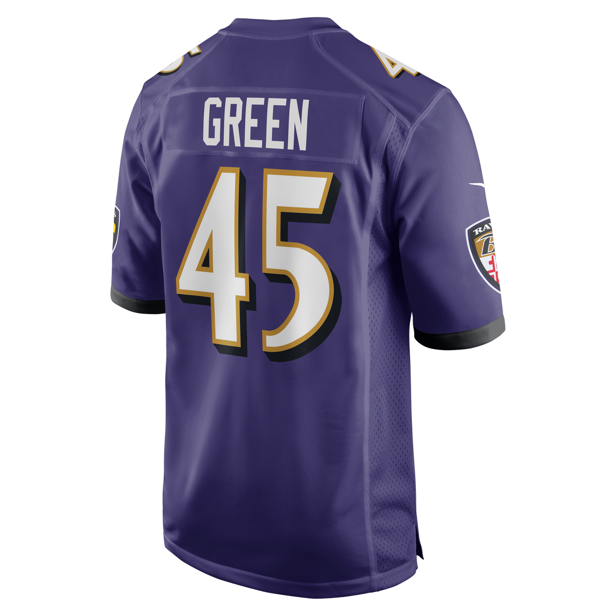 Men's Baltimore Ravens Mike Green Nike  Purple Team Game Jersey