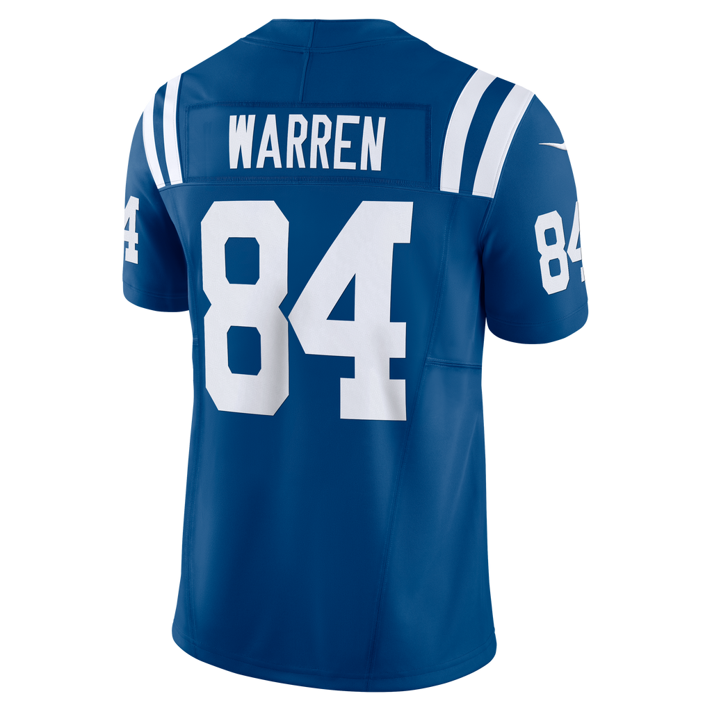 Men's Indianapolis Colts Tyler Warren Nike Royal Team Vapor F.U.S.E. Limited Jersey
