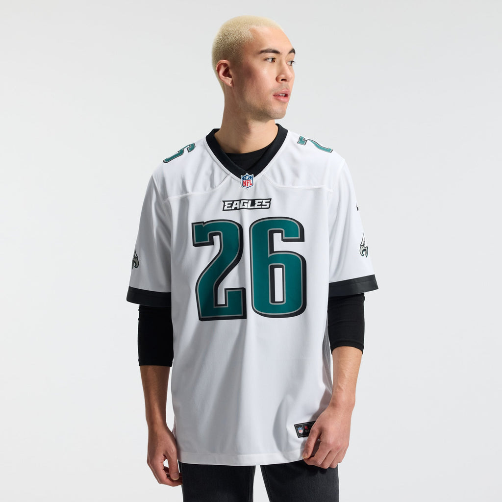 Men's Philadelphia Eagles Saquon Barkley Nike  Midnight Green Team Game Jersey