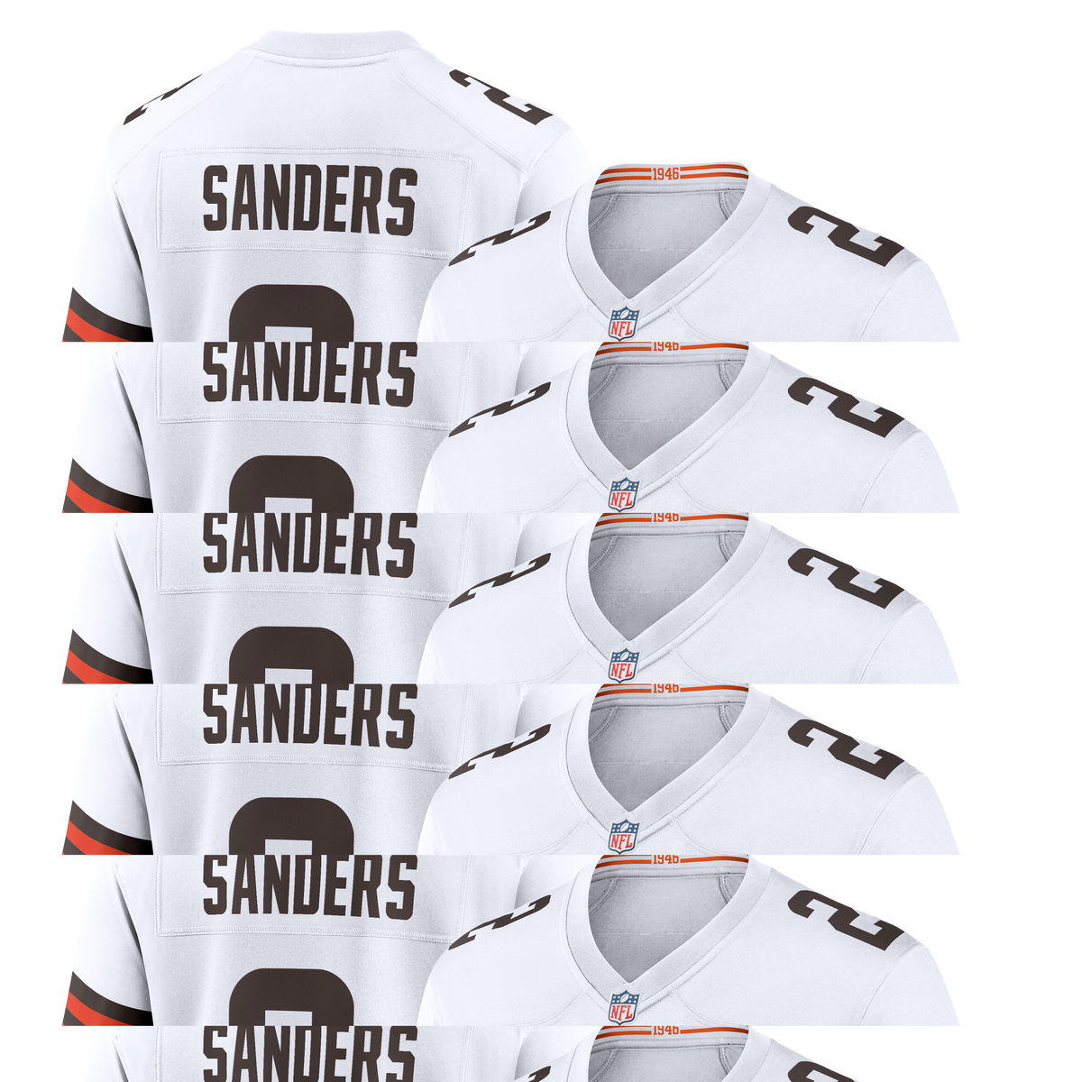 Men's Cleveland Browns Shedeur Sanders Nike Brown Game Jersey