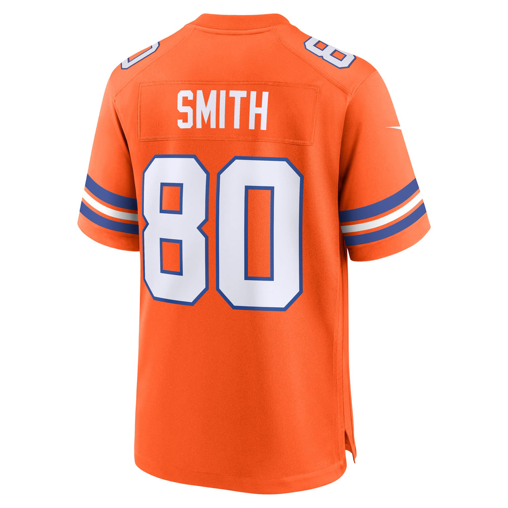 Men's Denver Broncos Rod Smith Nike Orange Retired Player Alternate Game Jersey