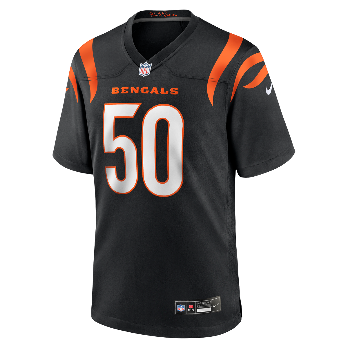 Men's Cincinnati Bengals Shaka Heyward Nike  Black Team Game Jersey