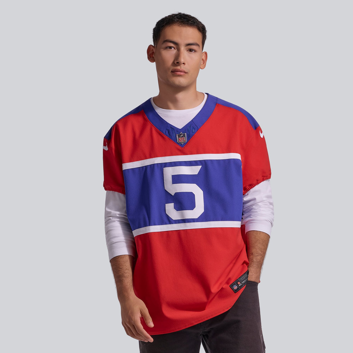 Men's New York Giants Kayvon Thibodeaux Nike Red Alternate Vapor F.U.S.E. Elite Jersey
