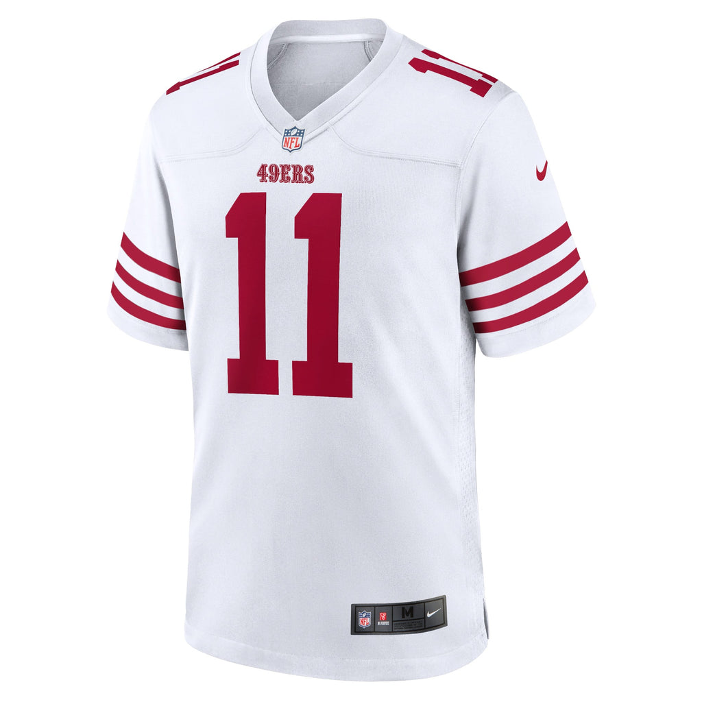 Men's San Francisco 49ers Brandon Aiyuk Nike Scarlet Team Player Game Jersey