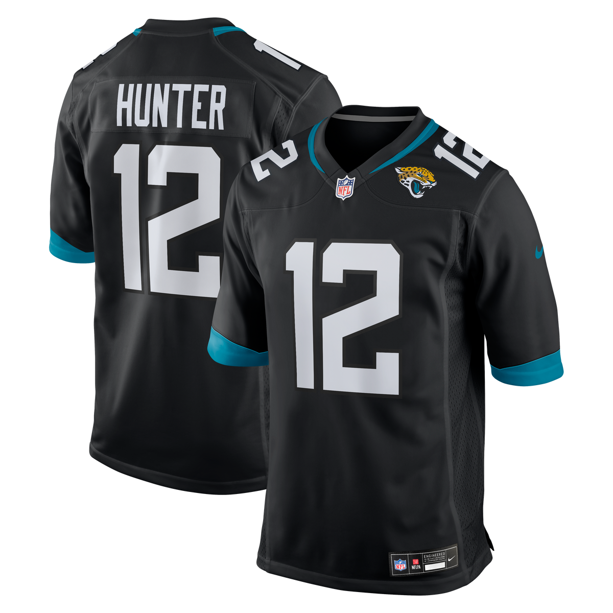 Men's Jacksonville Jaguars Travis Hunter Nike Black Alternate Game Jersey
