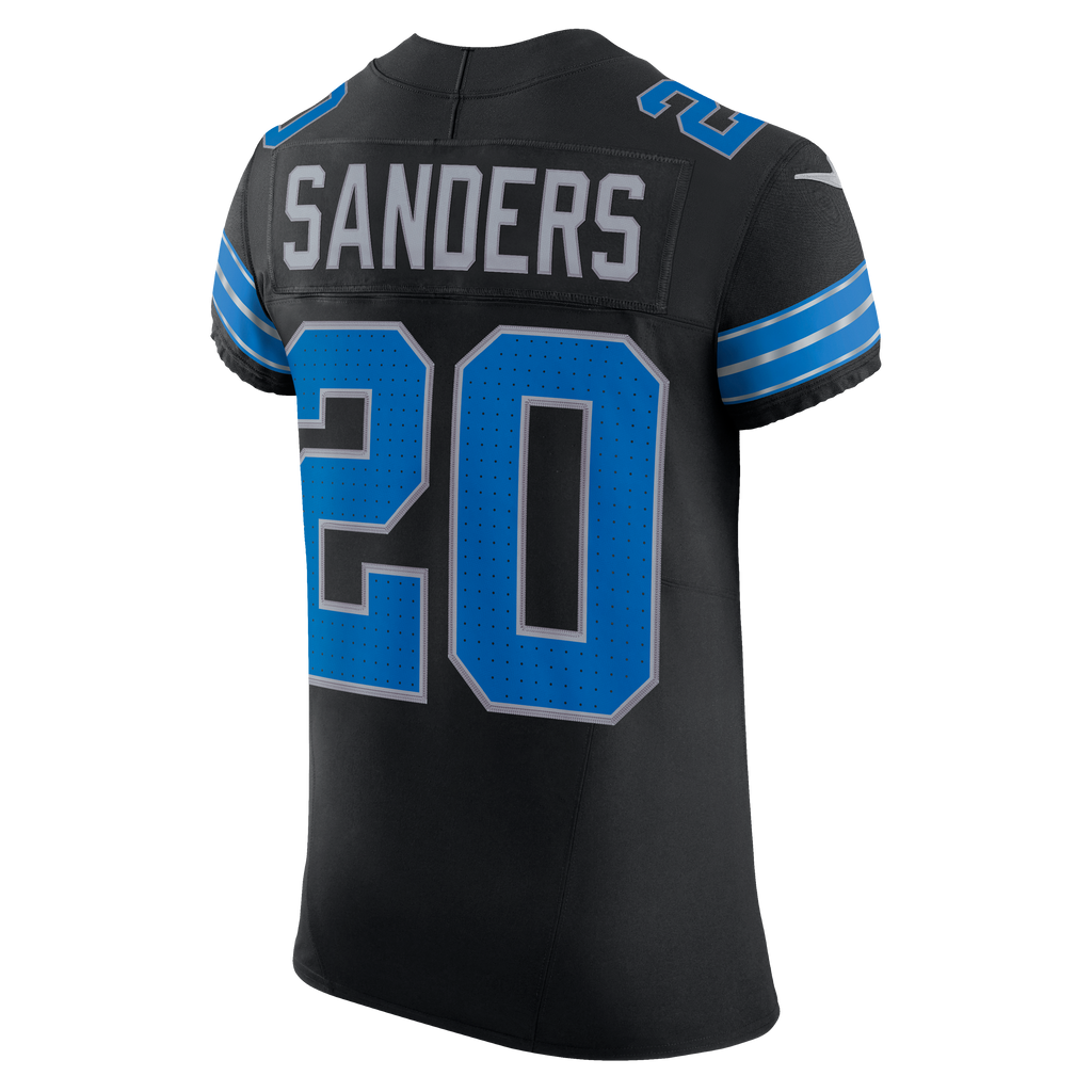 Men's Detroit Lions Barry Sanders Nike Blue Team Vapor F.U.S.E. Elite Jersey