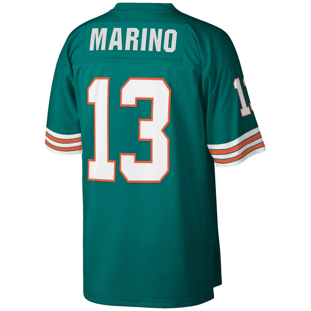 Men's Miami Dolphins Dan Marino Mitchell & Ness White Big & Tall 1984 Retired Player Replica Jersey