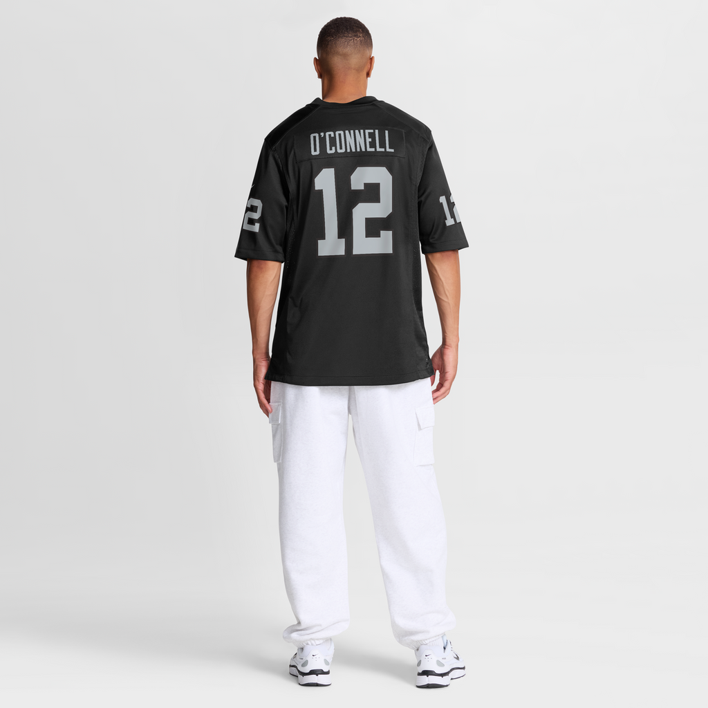Men's Las Vegas Raiders Aidan O'Connell Nike  Black Team Game Jersey