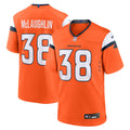 Men's Denver Broncos Jaleel McLaughlin Nike  Orange Team Game Jersey