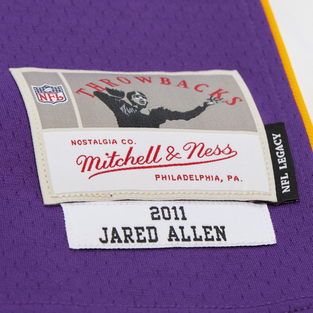 Men's Minnesota Vikings Jared Allen Mitchell & Ness Purple 2011 Legacy Replica Jersey