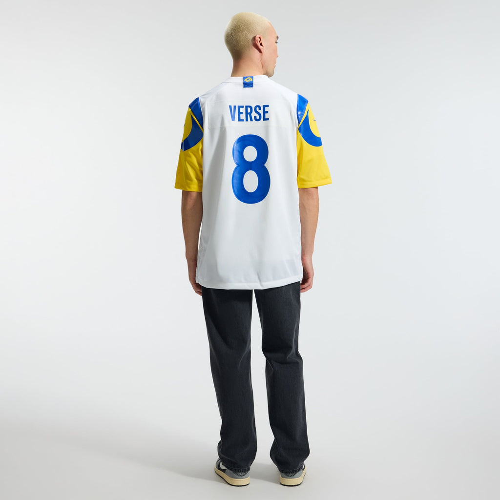 Men's Los Angeles Rams Jared Verse Nike White White Game Player Jersey