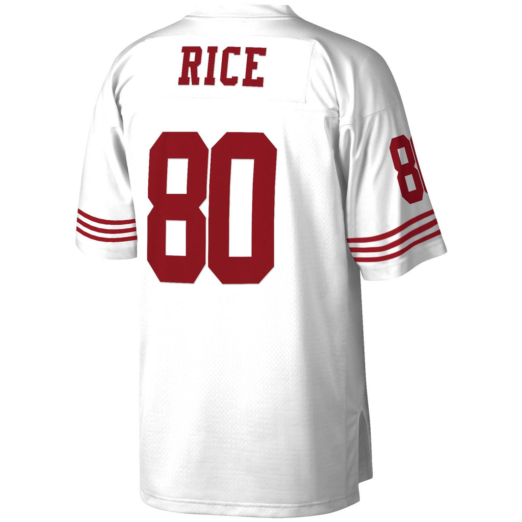 Men's San Francisco 49ers Jerry Rice Mitchell & Ness Scarlet Legacy Replica Jersey