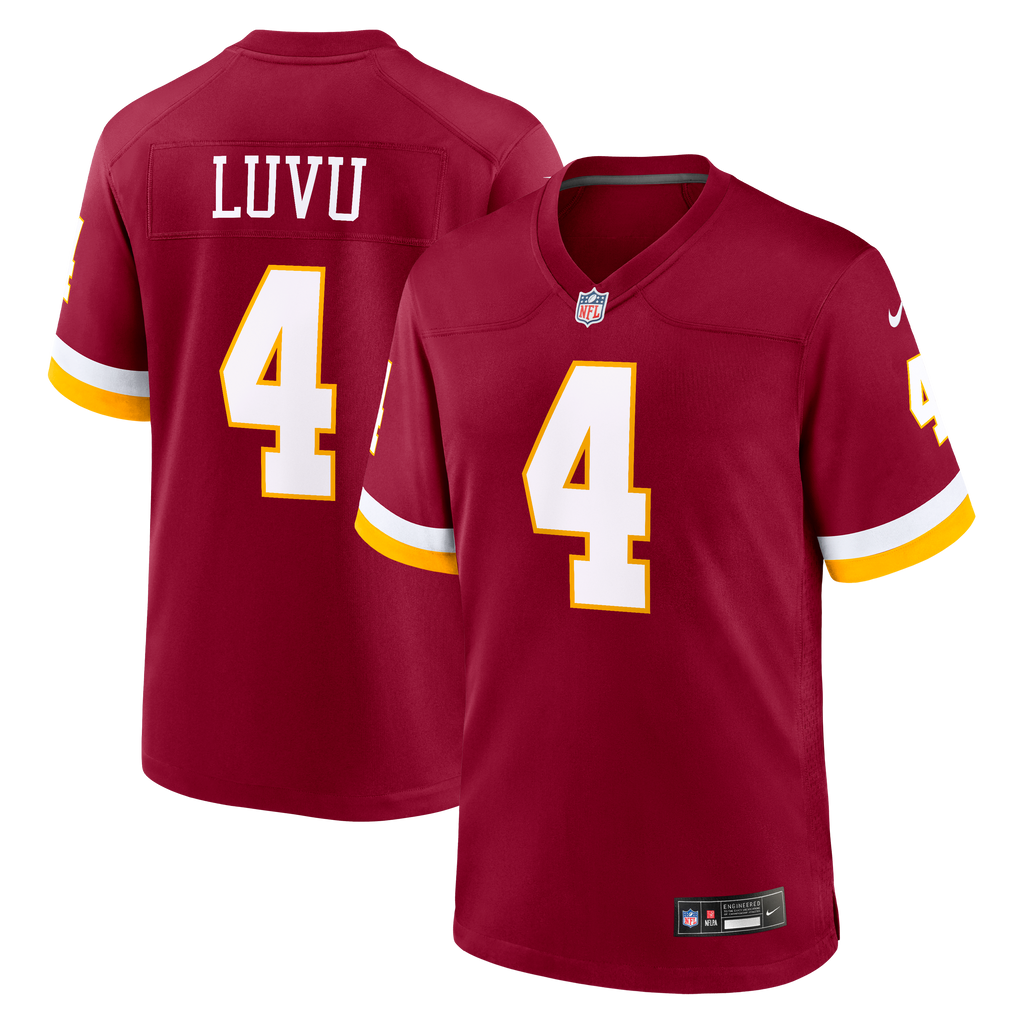 Men's Washington Commanders Frankie Luvu Nike Burgundy Game Jersey