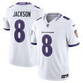 Men's Baltimore Ravens Lamar Jackson Nike White Vapor F.U.S.E. Stitched Limited Jersey