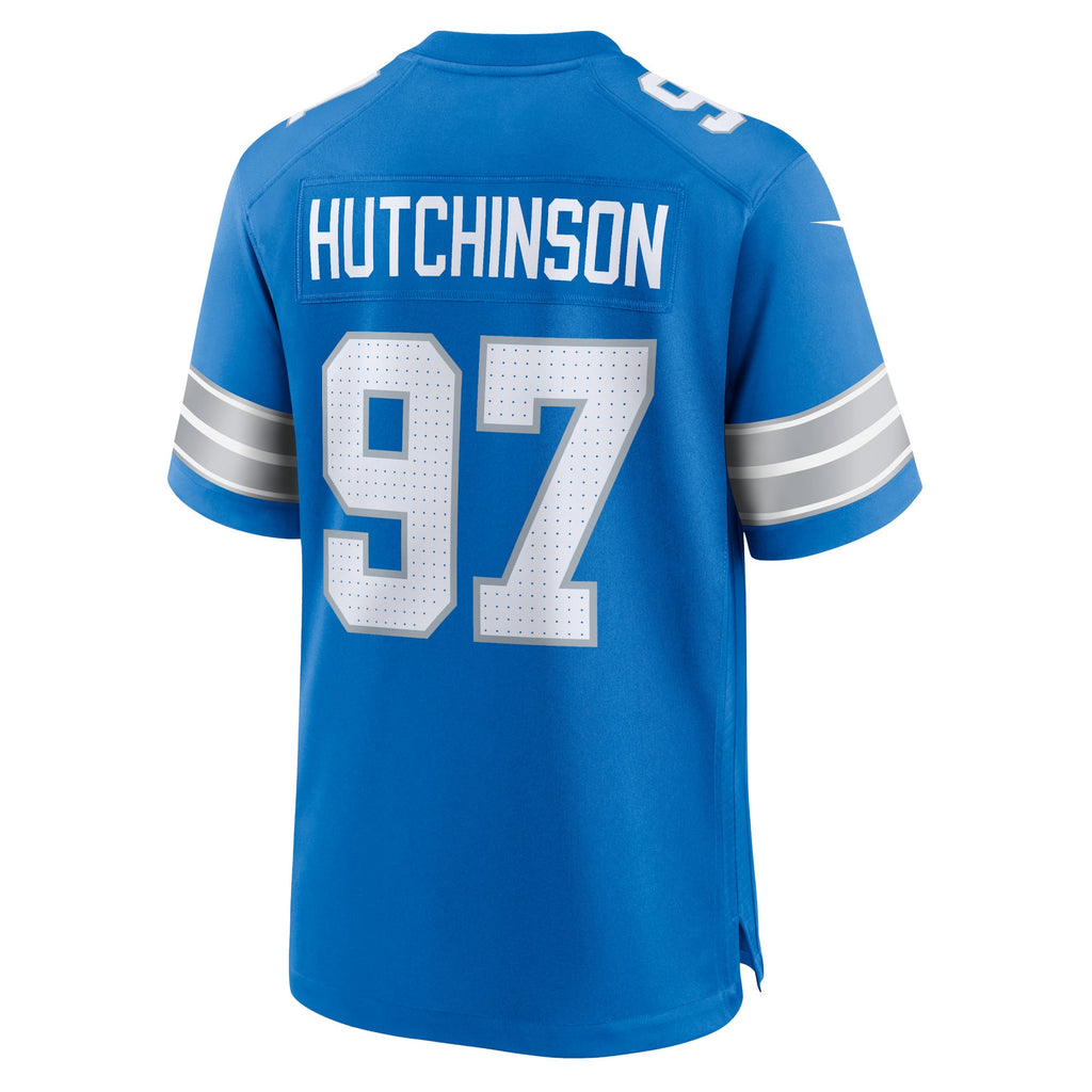 Men's Detroit Lions Aidan Hutchinson Nike White Game Jersey