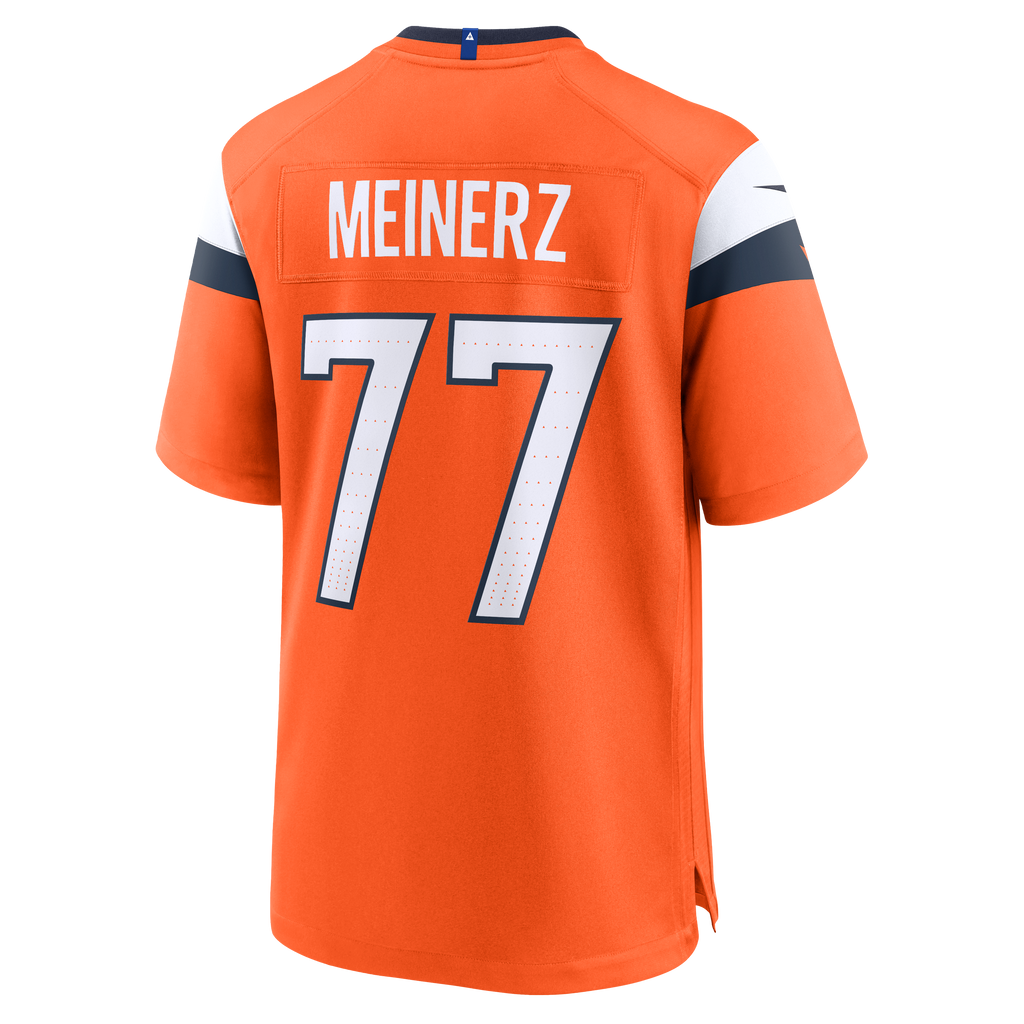 Men's Denver Broncos Quinn Meinerz Nike  Orange Team Game Jersey