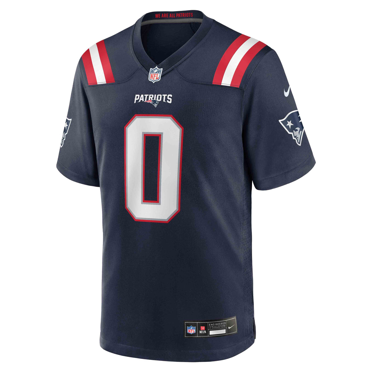 Men's New England Patriots Christian Gonzalez Nike White Game Jersey