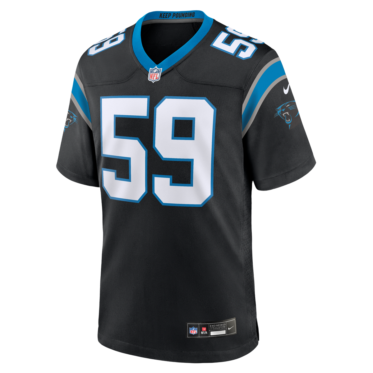Men's Carolina Panthers Luke Kuechly Nike Blue Retired Player Alternate Game Jersey