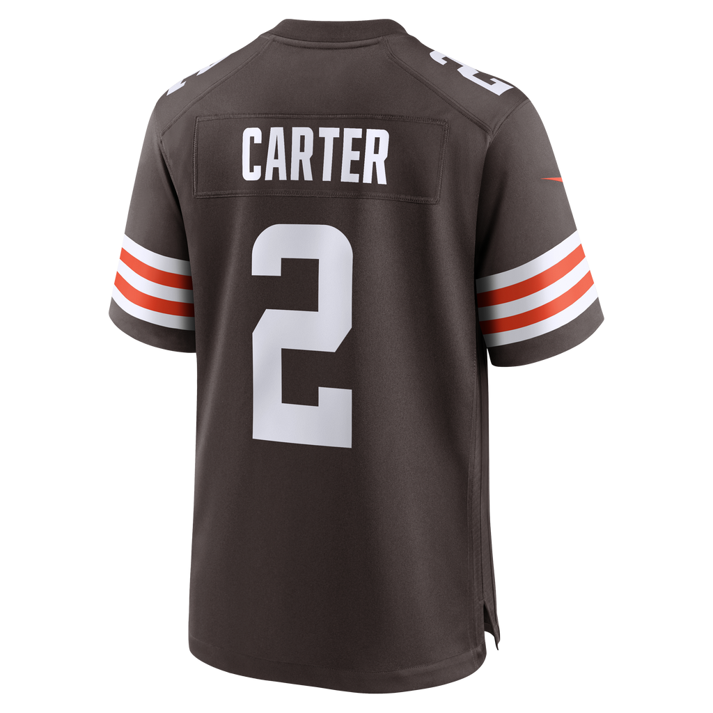 Men's Cleveland Browns DeAndre Carter Nike  Brown Team Game Jersey