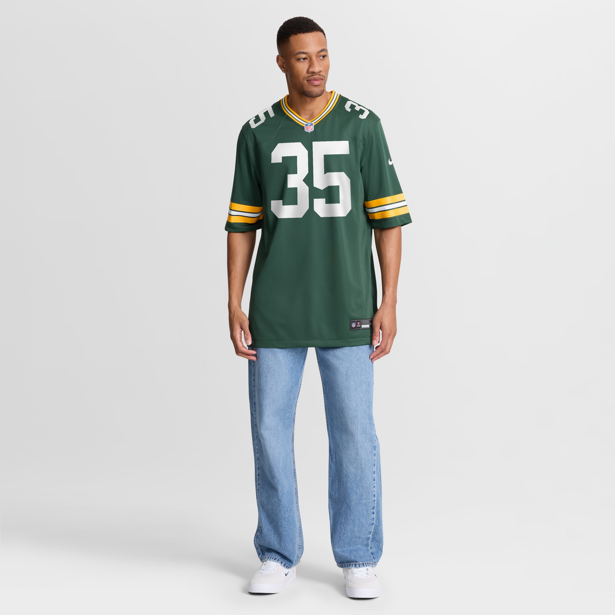 Men's Green Bay Packers Lucas Havrisik Nike  Green Team Game Jersey