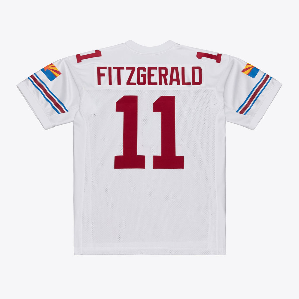 Arizona Cardinals Larry Fitzgerald Mitchell & Ness White Big & Tall 2004 Legacy Retired Player Jersey