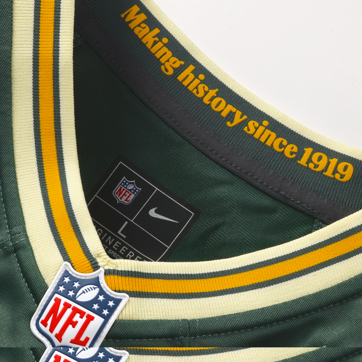 Men's Green Bay Packers Josh Jacobs Nike Green 2026 Rivalries Collection Game Jersey