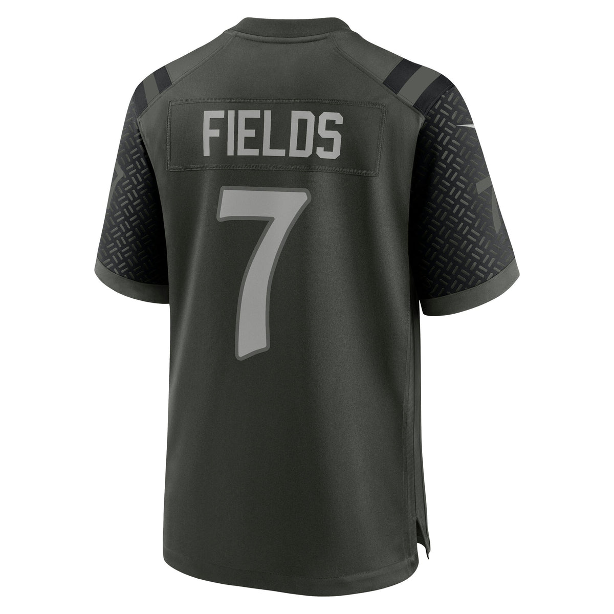 Men's New York Jets Justin Fields Nike Gotham Green 2025 Rivalries Collection Game Jersey