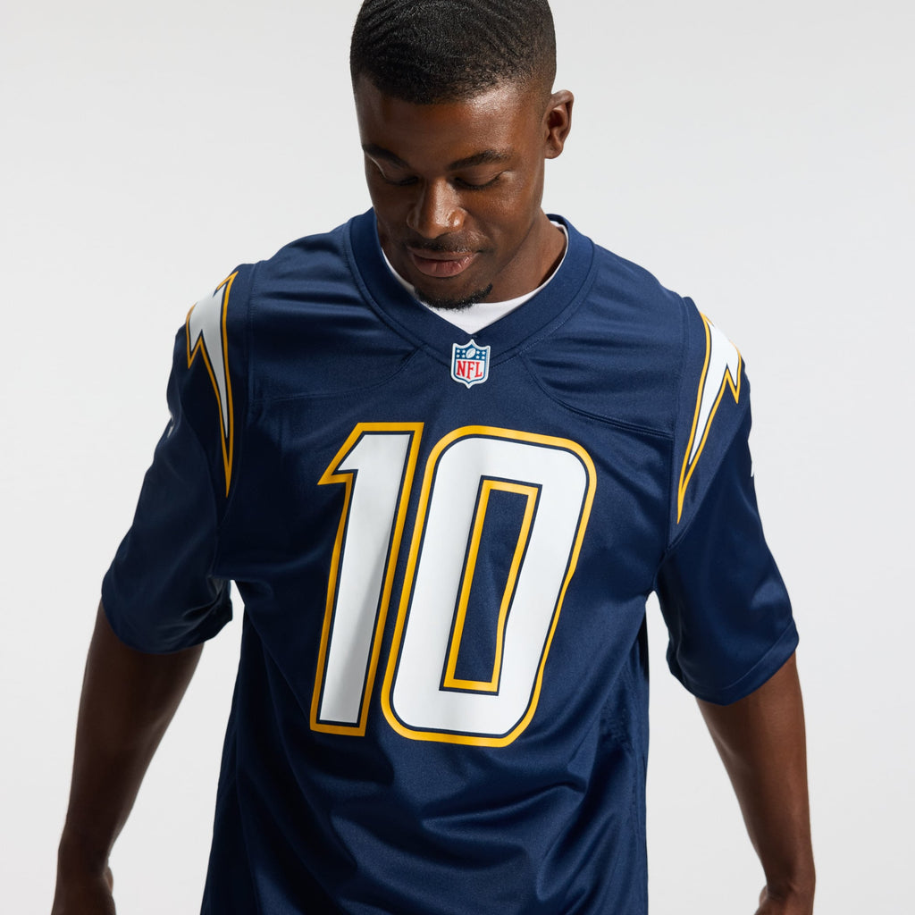 Men's Los Angeles Chargers Justin Herbert Nike Gold Alternate Charger Power Game Player Jersey