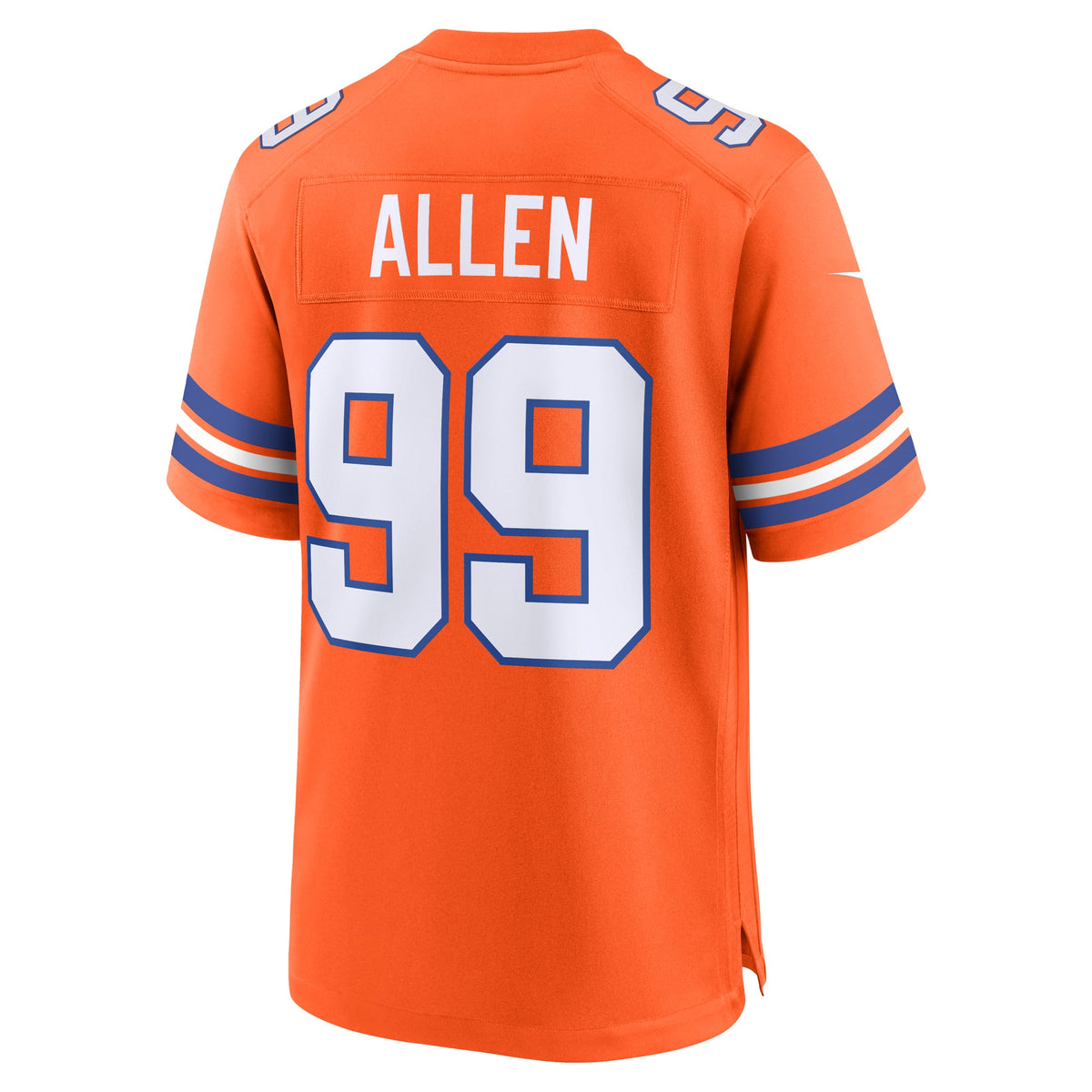 Men's Denver Broncos Zach Allen Nike Orange Alternate Game Jersey