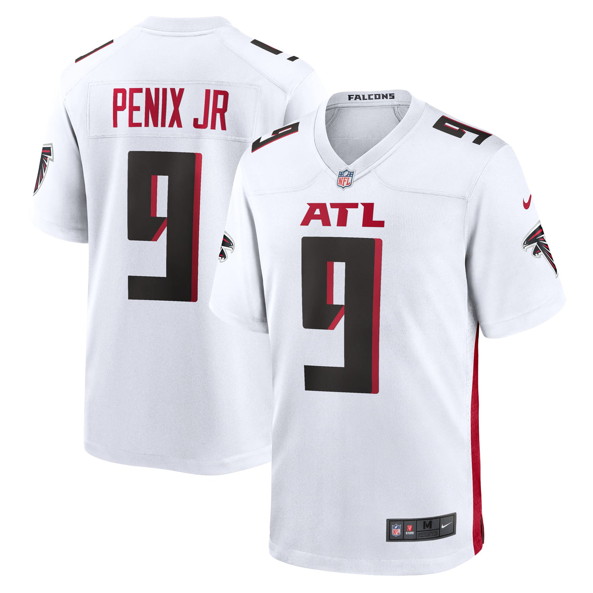 Men's Atlanta Falcons Michael Penix Jr. Nike Black  Player Game Jersey