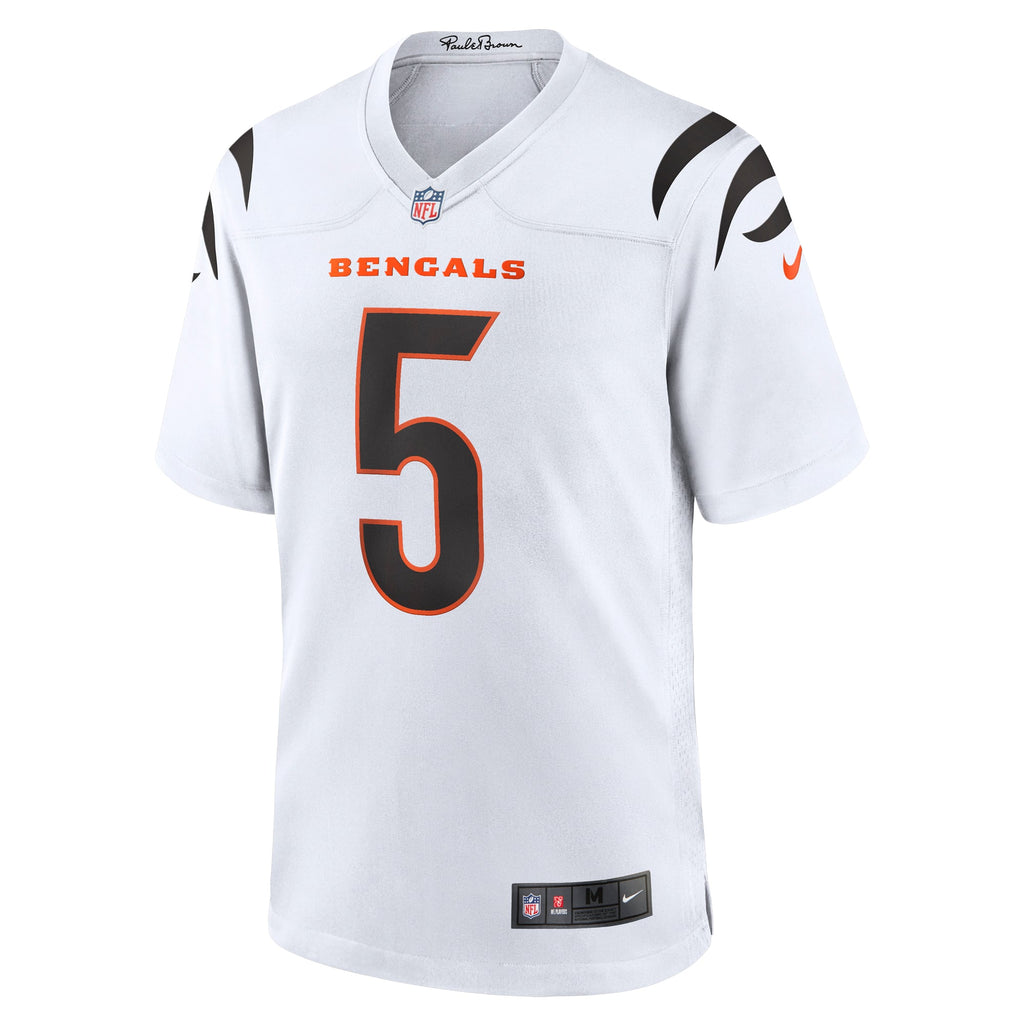 Men's Cincinnati Bengals Tee Higgins Nike Black Game Player Jersey