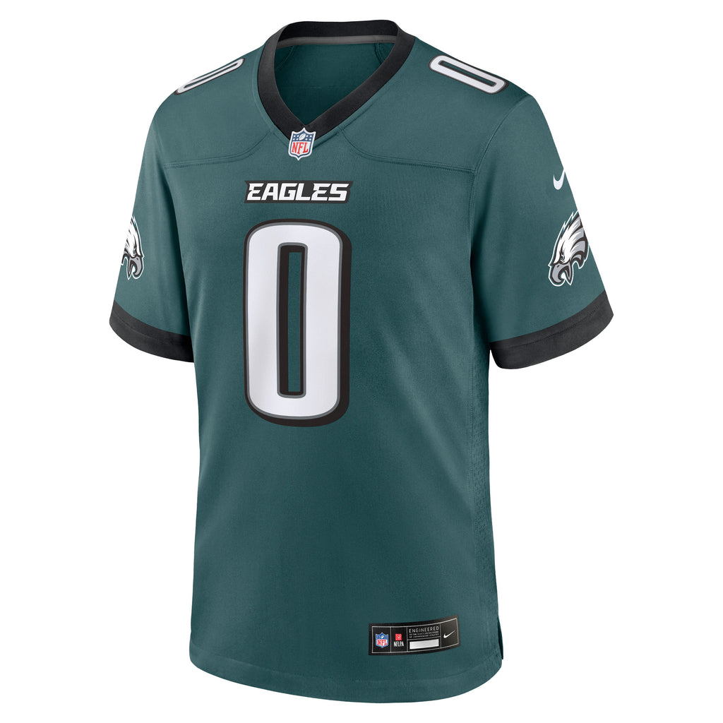 Men's Philadelphia Eagles Marquise Brown Nike  Kelly Green Alternate 2 Game Jersey