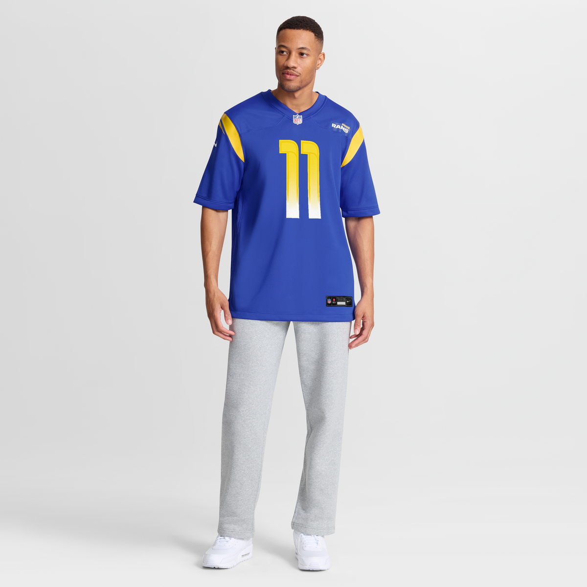 Men's Los Angeles Rams Jimmy Garoppolo Nike  Royal  Game Jersey