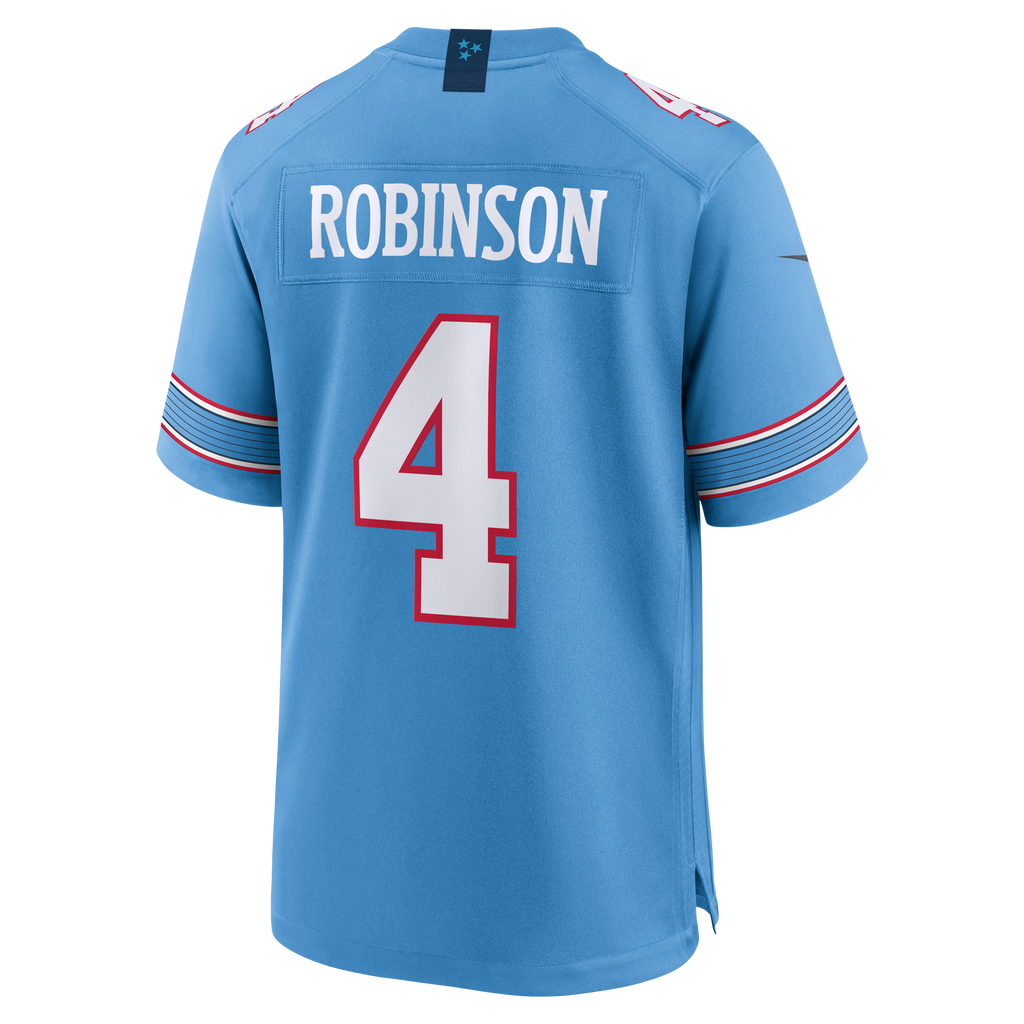 Men's Tennessee Titans Wan'Dale Robinson Nike White Game Jersey