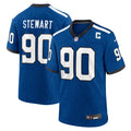 Men's Indianapolis Colts Grover Stewart Nike Blue Alternate Game Jersey
