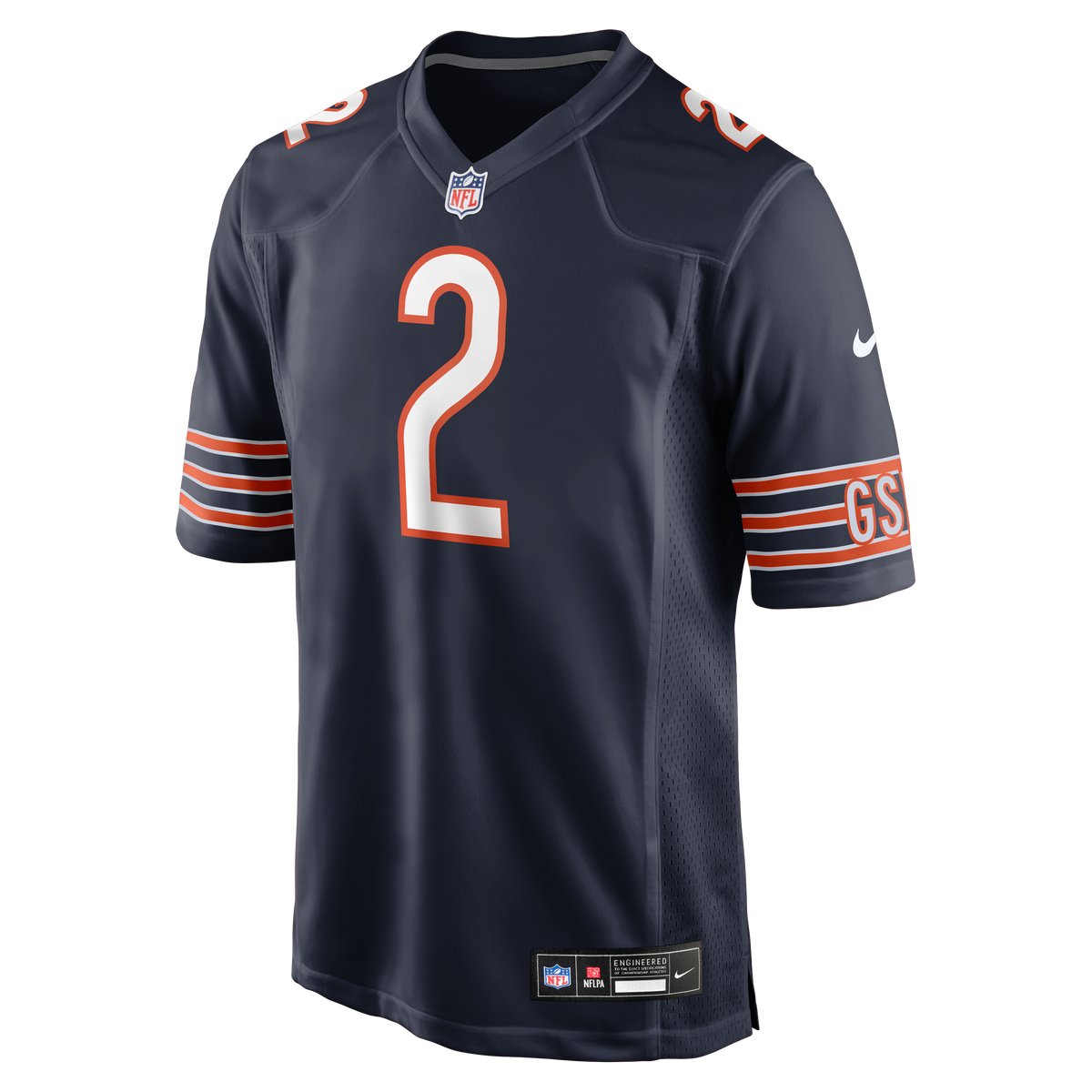 Men's Chicago Bears Coby Bryant Nike  Navy Team Game Jersey
