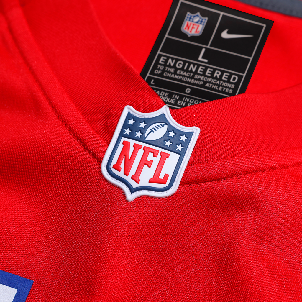 Men's New England Patriots A.J. Brown Nike Navy Team Game Jersey