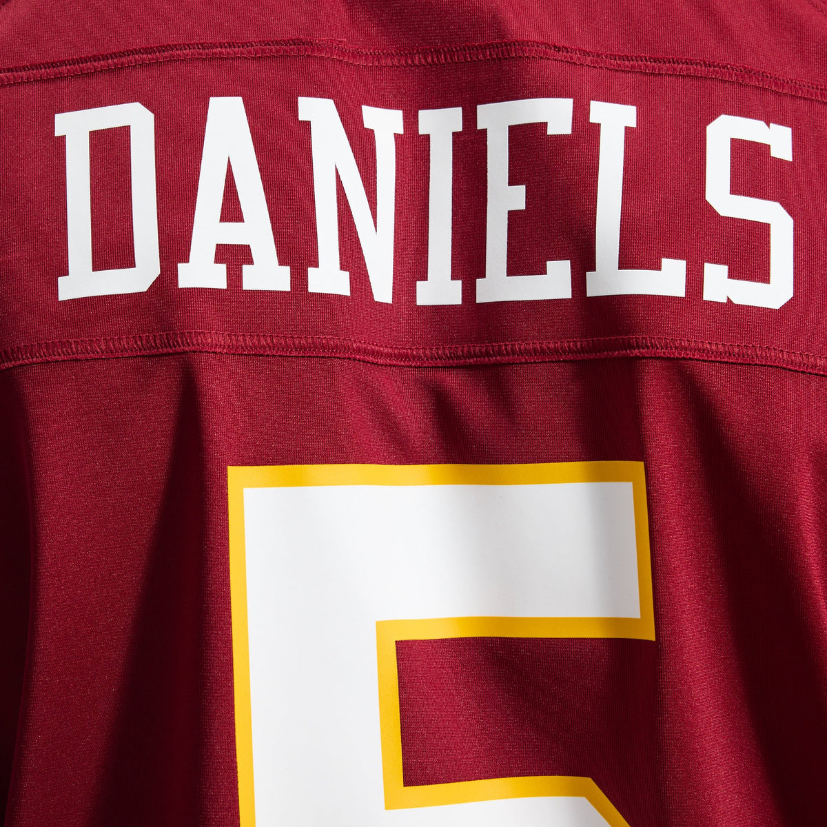 Men's Washington Commanders Jayden Daniels Nike White Game Super Bowl Era Jersey