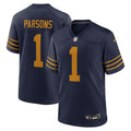 Men's Green Bay Packers Micah Parsons Nike Navy The 1923 Classic Game Jersey