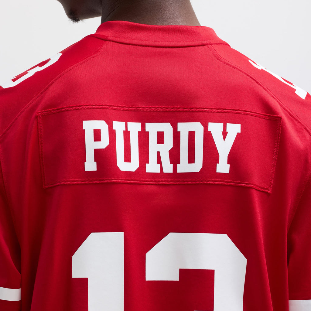 Men's San Francisco 49ers Brock Purdy Nike Scarlet Game Player Jersey