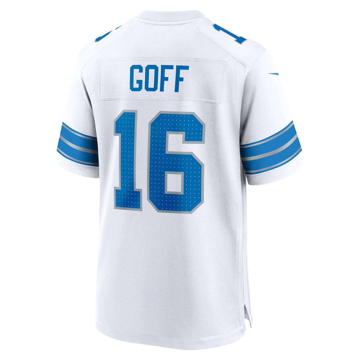 Men's Detroit Lions Jared Goff Nike Black 2nd Alternate Game Jersey