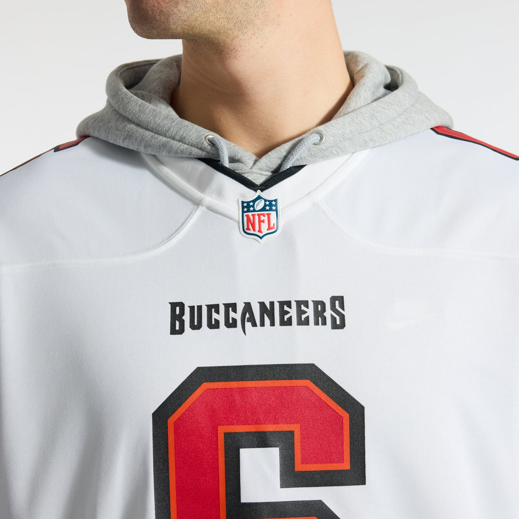 Men's Tampa Bay Buccaneers Baker Mayfield Nike Pewter Alternate Game Player Jersey