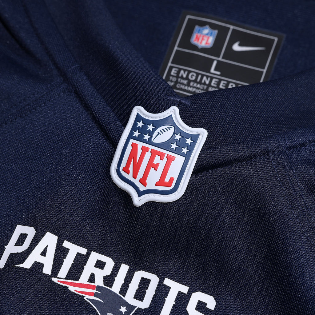 Men's New England Patriots Jared Wilson Nike  Navy Team Game Jersey