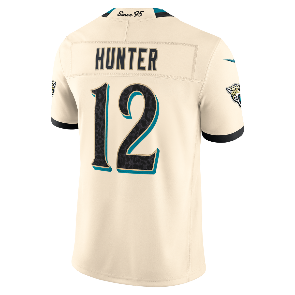 Men's Jacksonville Jaguars Travis Hunter Nike Natural 2026 Rivalries Collection Stitched Limited Jersey