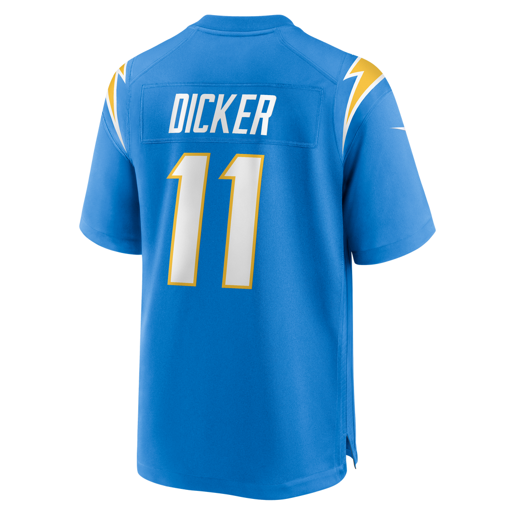 Men's Los Angeles Chargers Cameron Dicker Nike Powder Blue Game Jersey