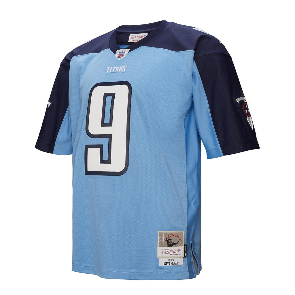 Men's Tennessee Titans Steve McNair Mitchell & Ness Light Blue 2003 Legacy Replica Jersey